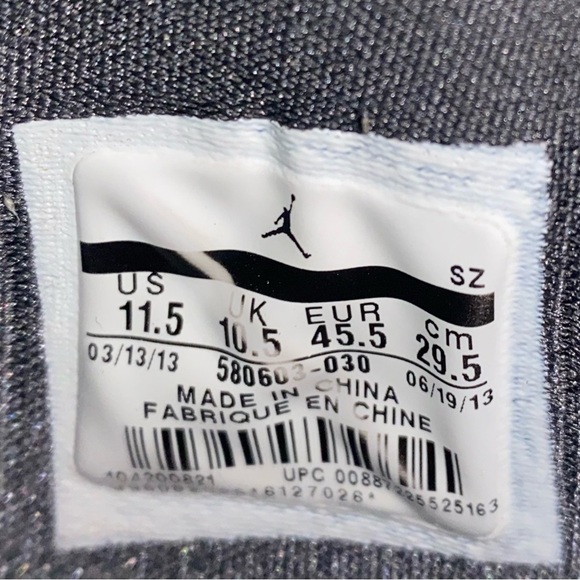 Nike Air Jordan 3 Retro Shoes Sze 11.5 - Picture 10 of 10
